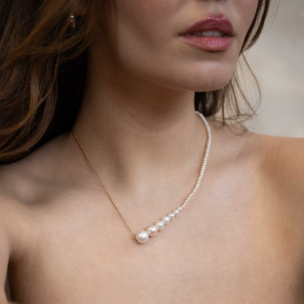 Kette ANNA Süßwasserperlen Collier
