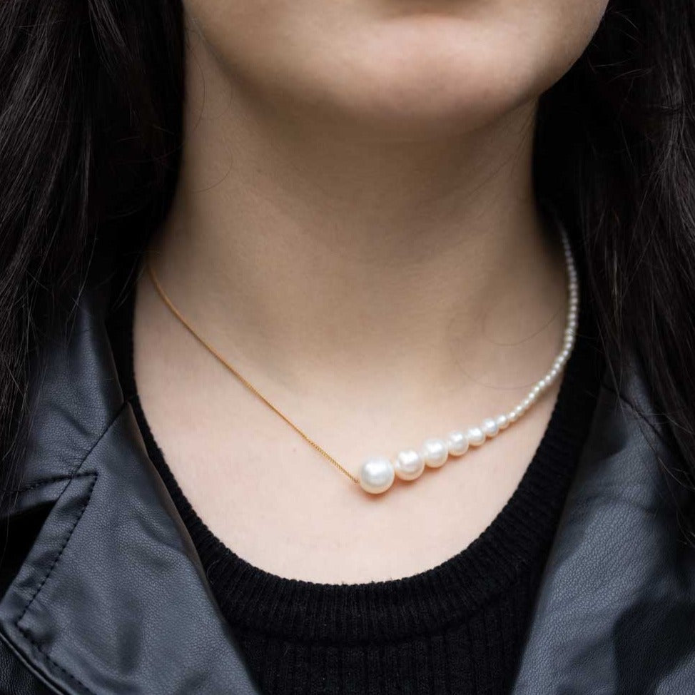 Kette ANNA Süßwasserperlen Collier