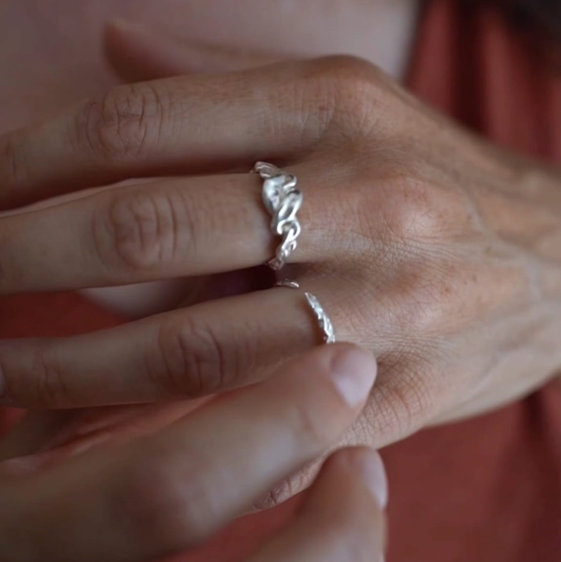 Flow Silver Ring Lumi Cosi