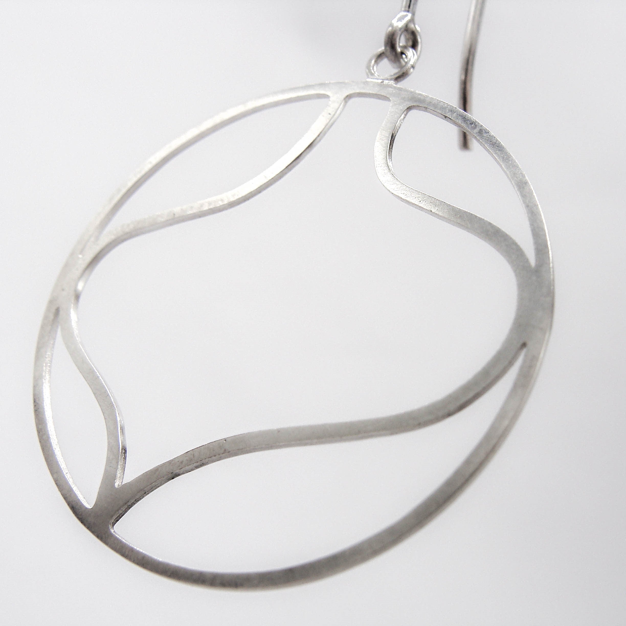 Leaves Ohrringe rund Sterlingsilber Kristin Elm