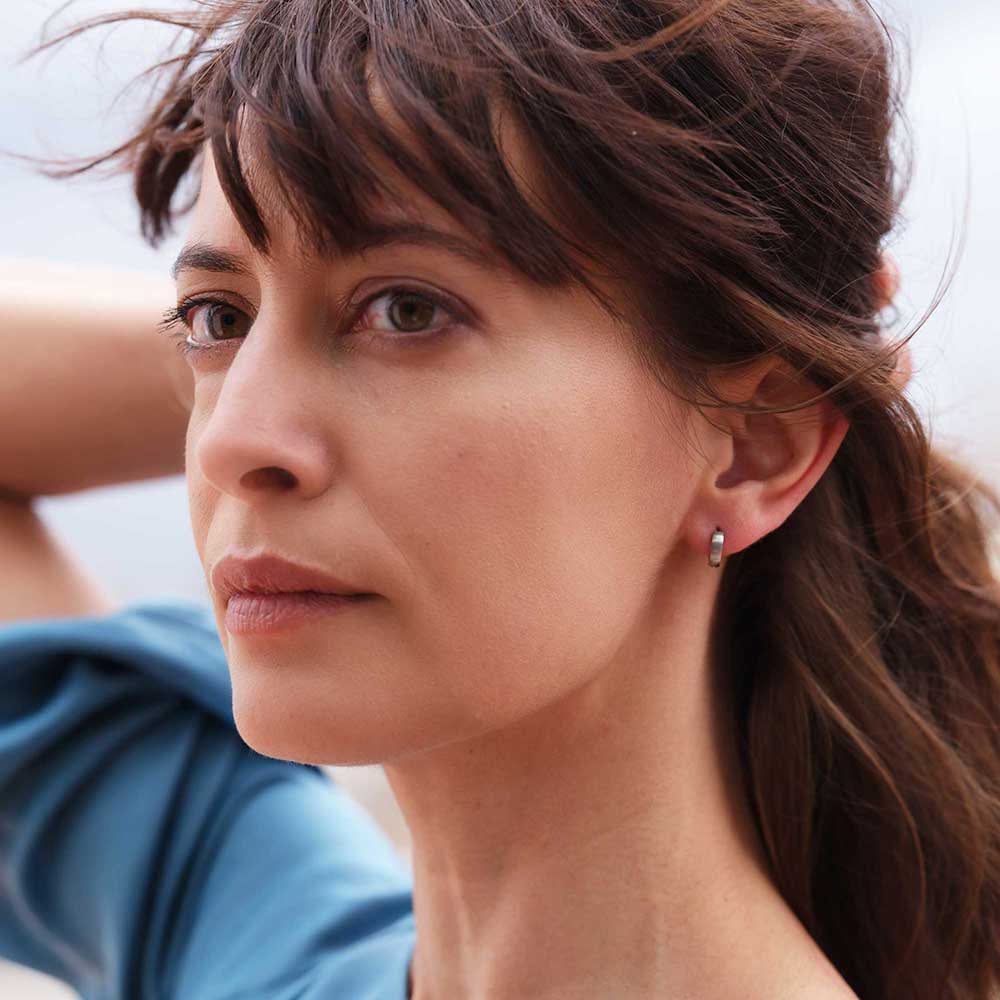 Edelstahl Ohrring 01