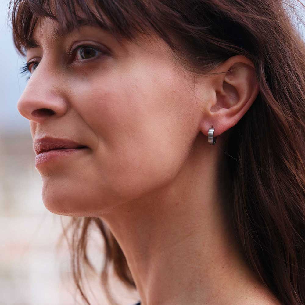 Edelstahl Ohrring 02