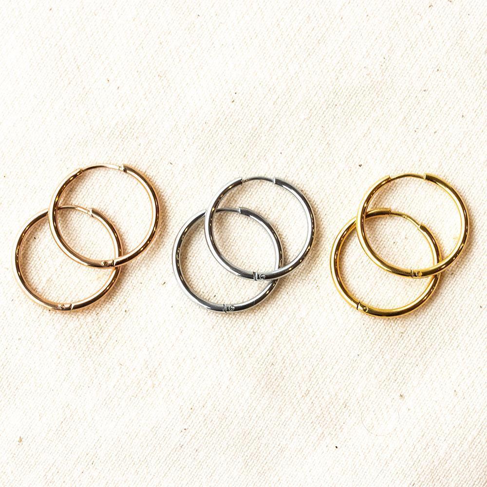 Edelstahl Ohrring 06