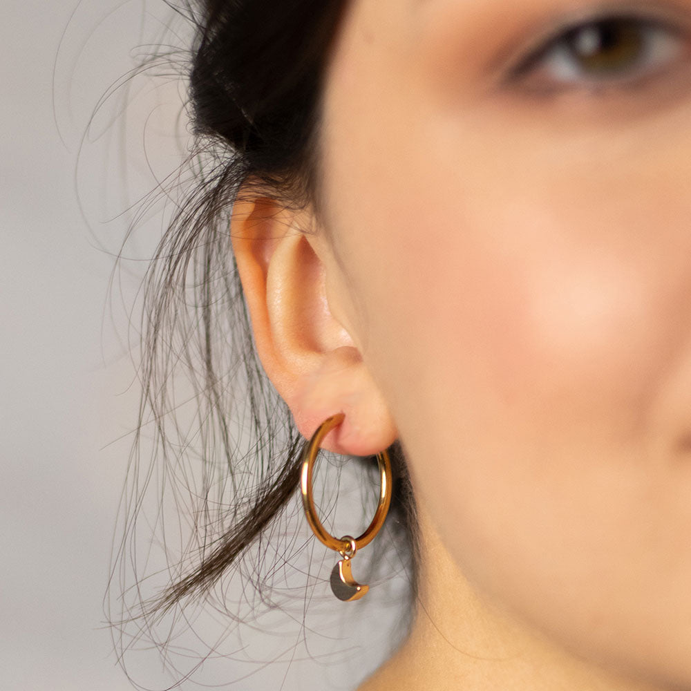 Edelstahl Ohrring 11