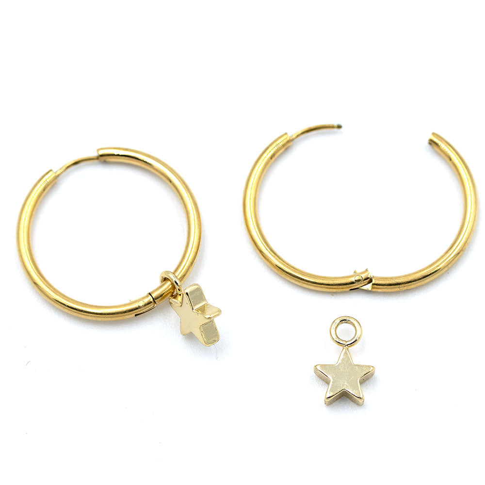 Edelstahl Ohrring 12