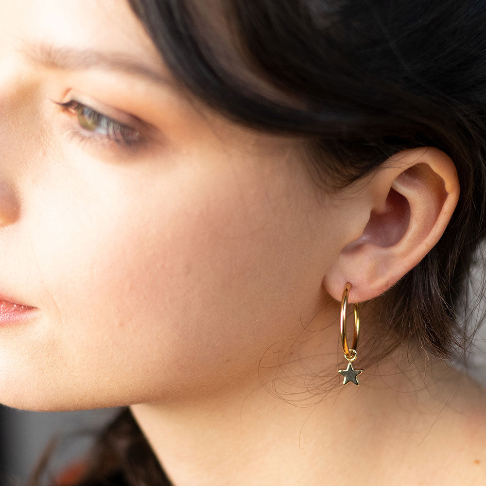 Edelstahl Ohrring 12