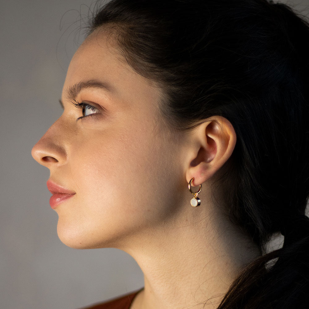 Edelstahl Ohrring 14