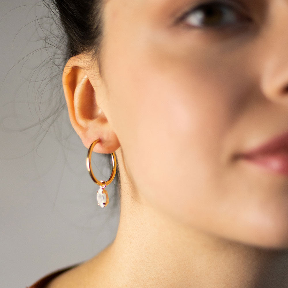 Edelstahl Ohrring 15