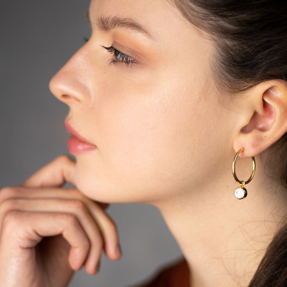 Edelstahl Ohrring 16