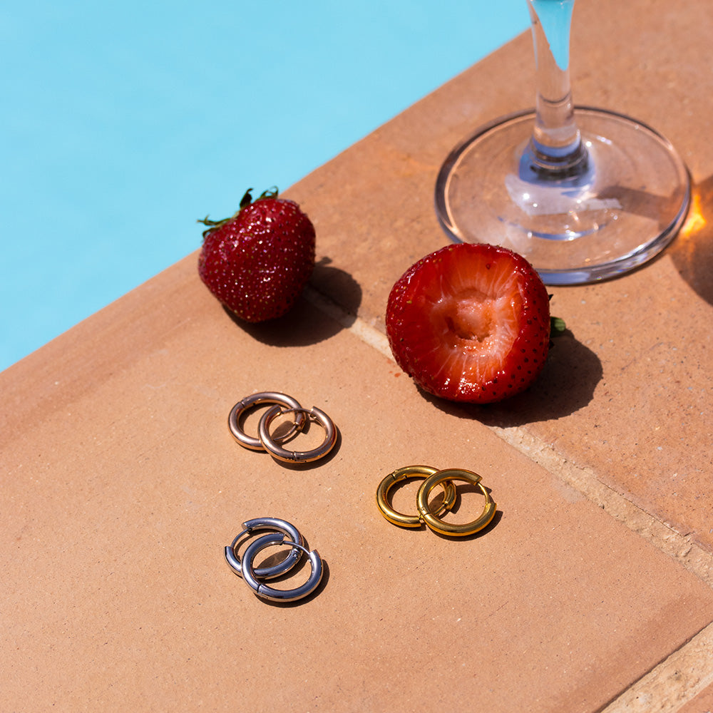 Edelstahl Ohrring 19