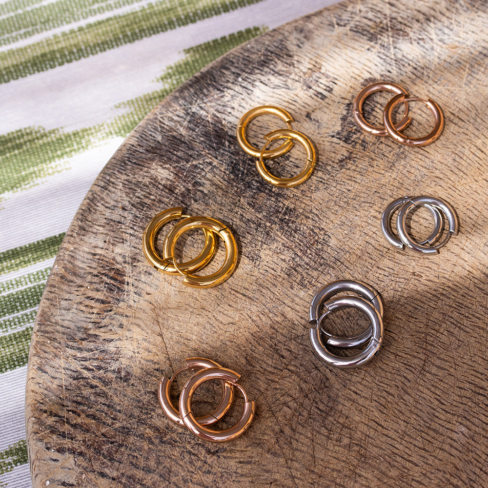 Edelstahl Ohrring 19