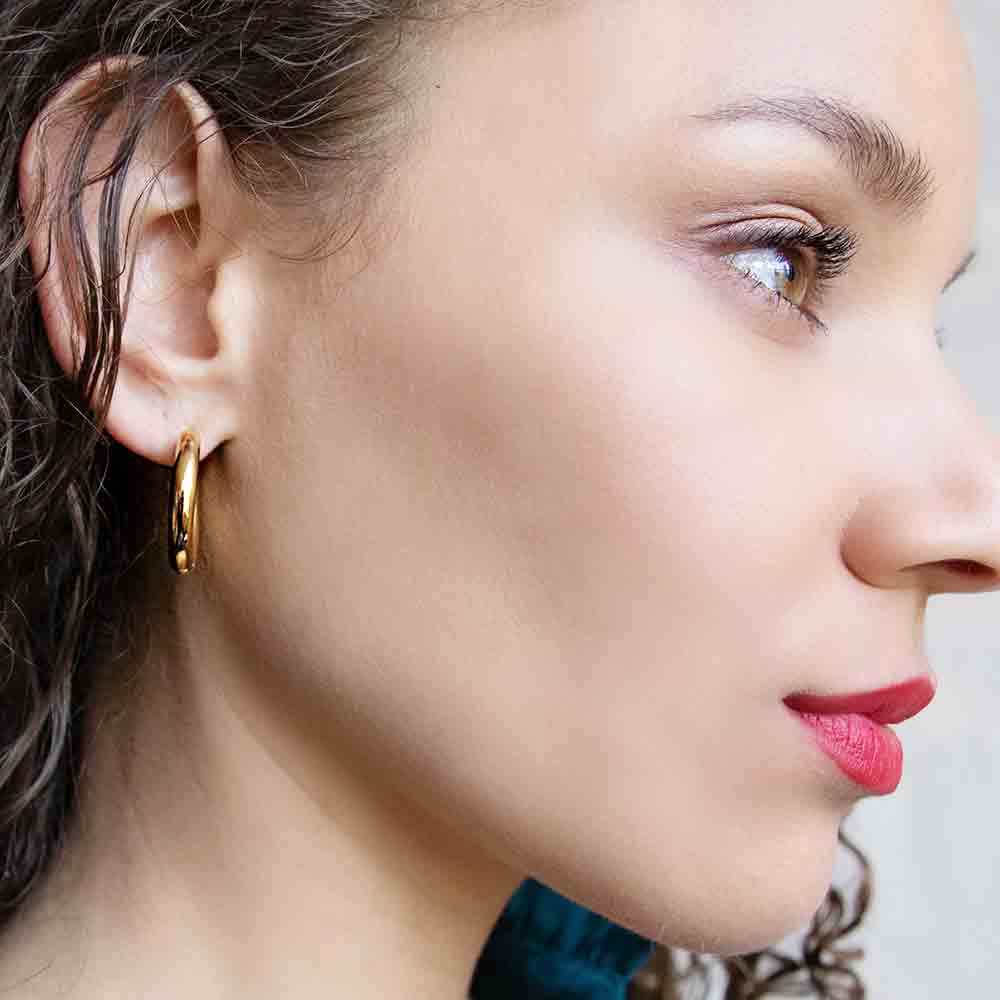 Edelstahl Ohrring 20