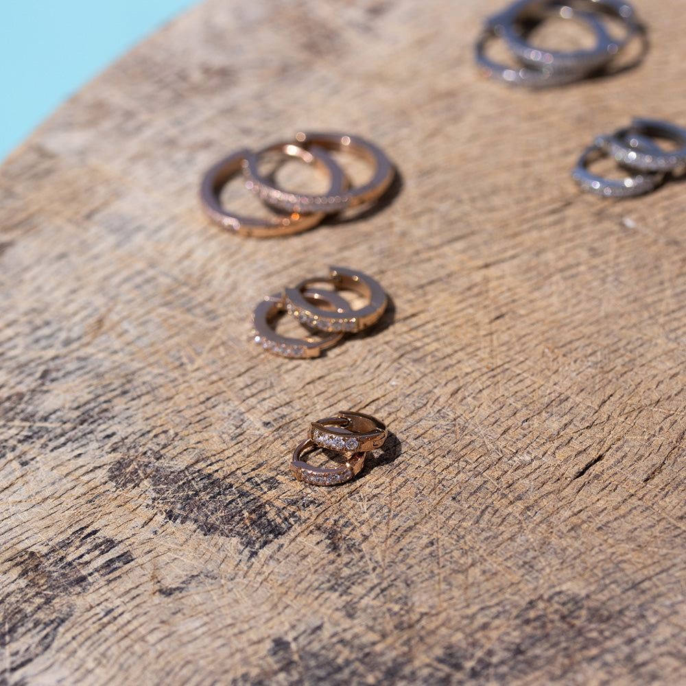 Edelstahl Ohrring 21