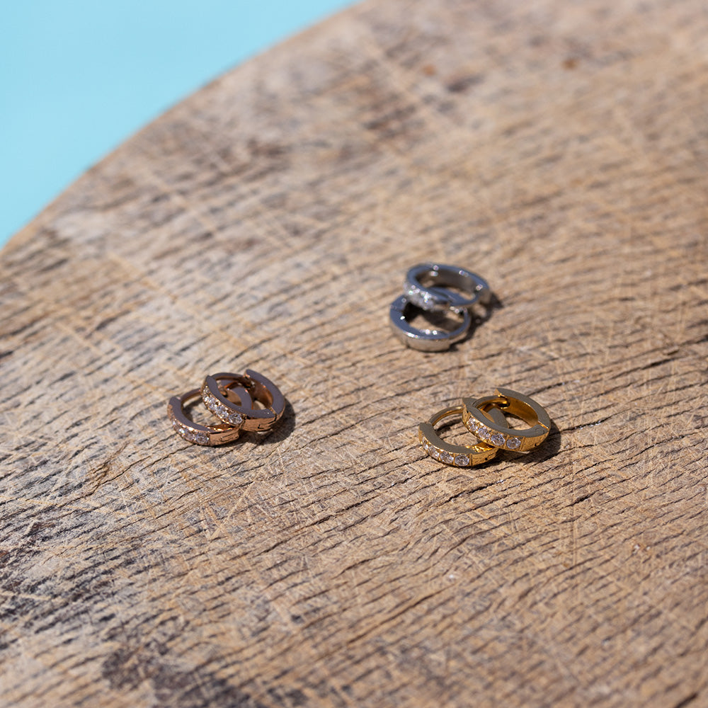 Edelstahl Ohrring 21