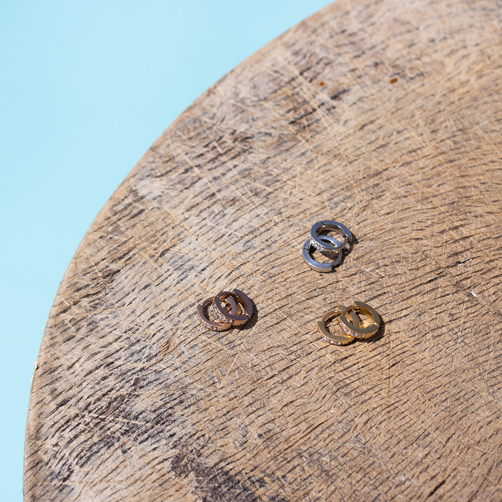 Edelstahl Ohrring 21