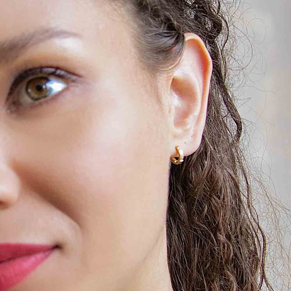 Edelstahl Ohrring 21