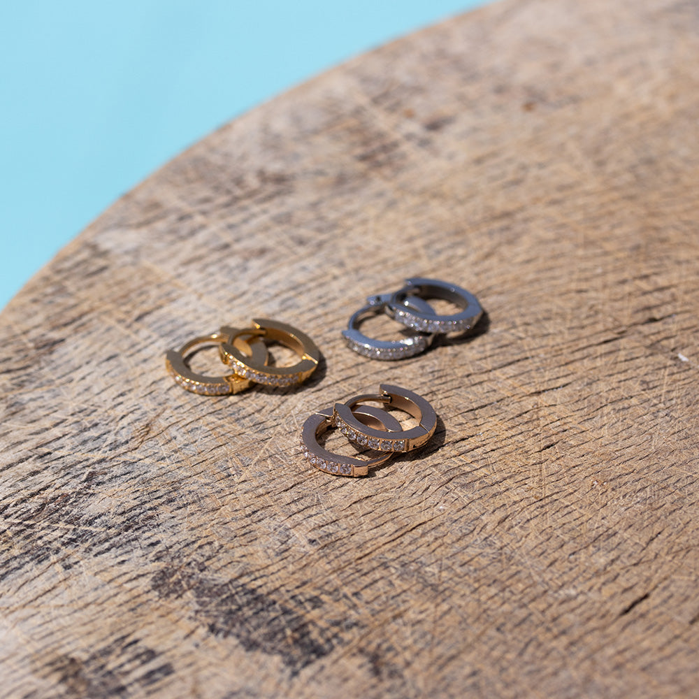 Edelstahl Ohrring 22