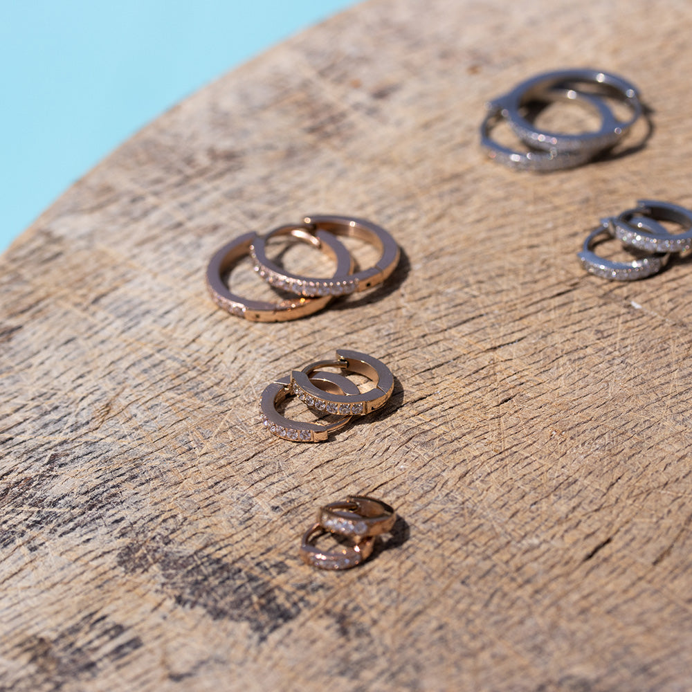 Edelstahl Ohrring 22