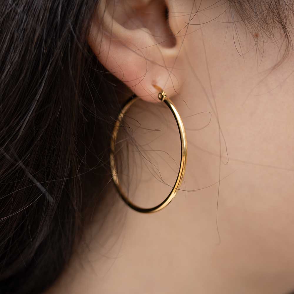 Edelstahl Ohrring 24