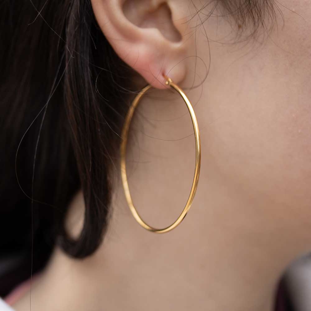 Edelstahl Ohrring 25