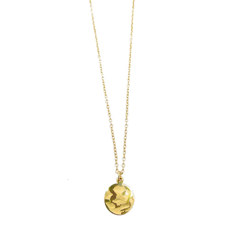 Pura Recycled Kette 01 mit Anhänger in Matt-/Glanzoptik