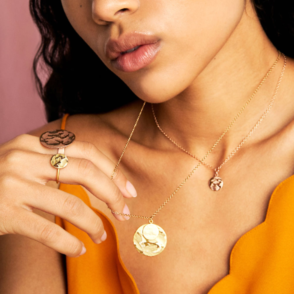 Pura Recycled Kette 02 lang, in Matt-/Glanzoptik