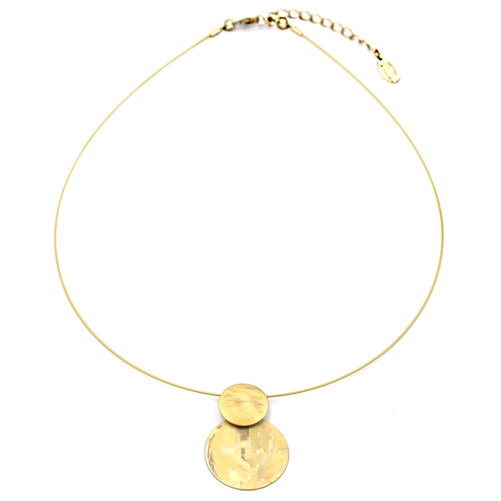 Pura Recycled Kette 03 mit Anhänger in Matt-/Glanzoptik