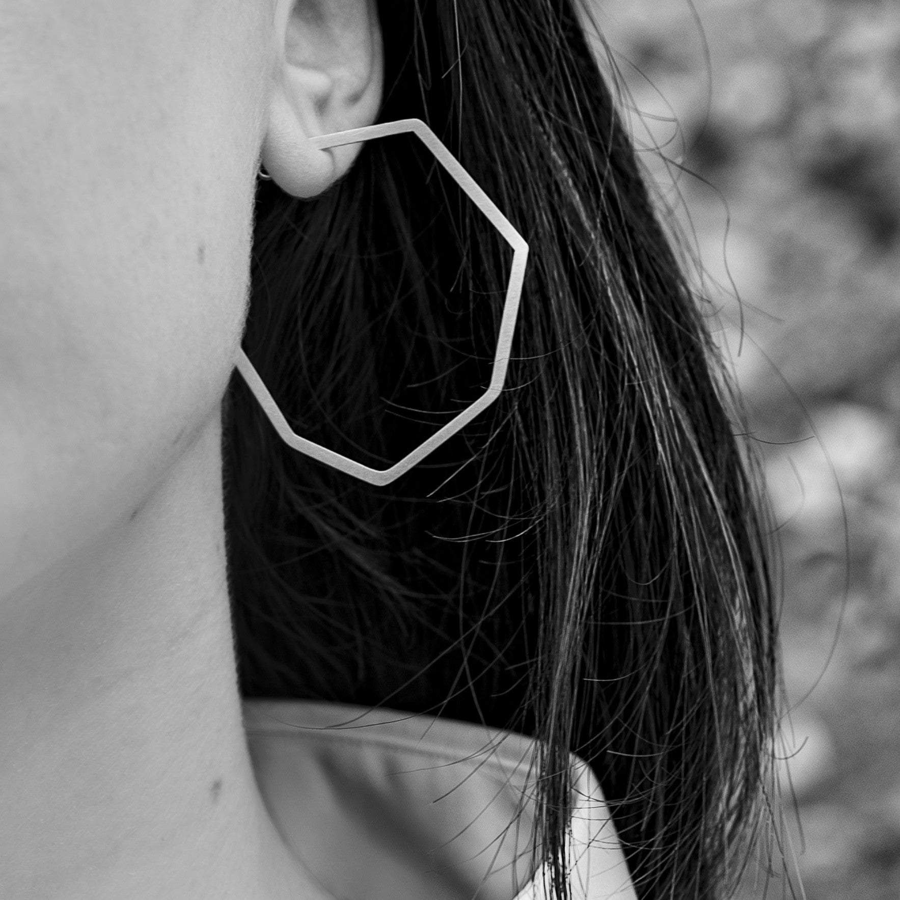 Creolen CORNERS groß Sterlingsilber Kristin Elm