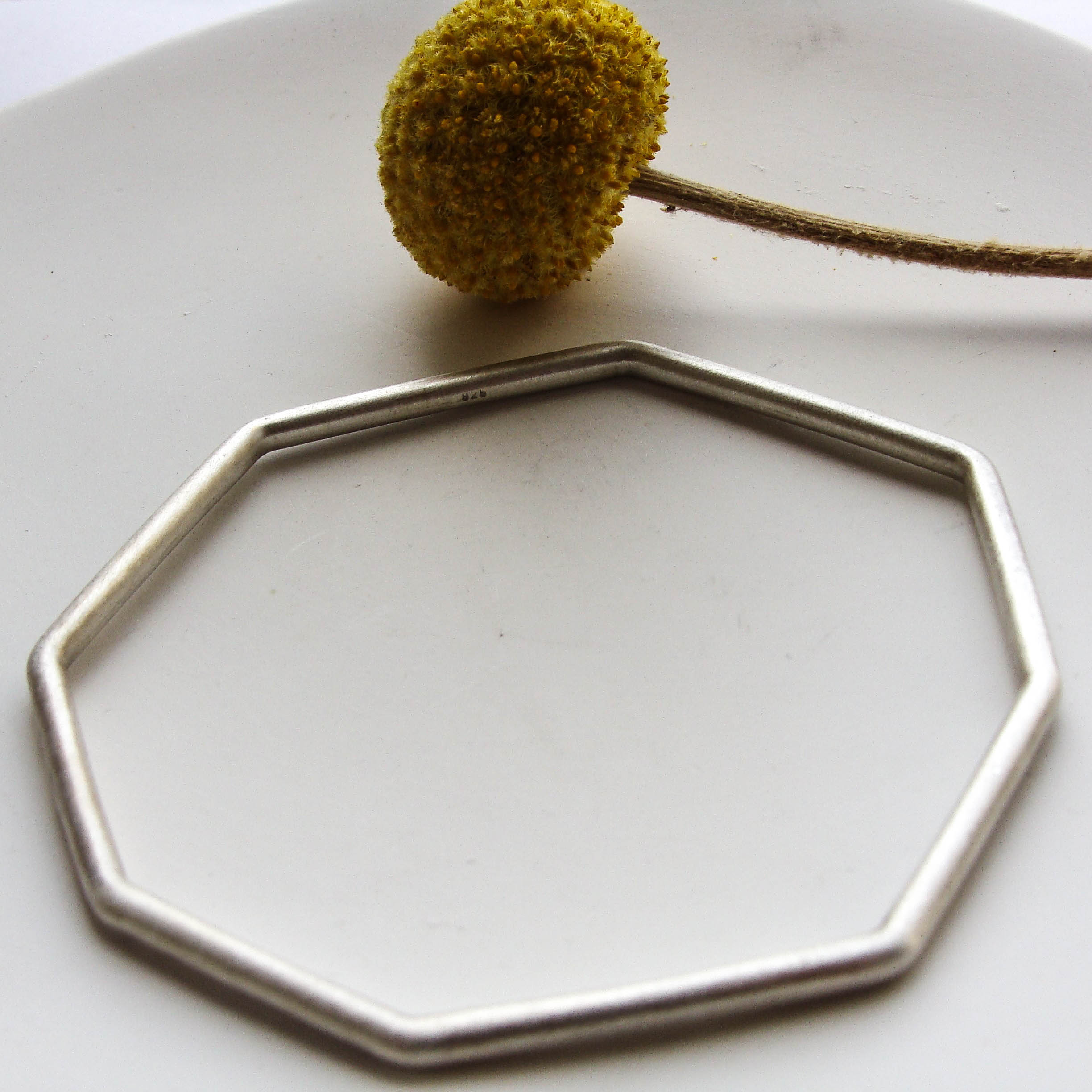 Armreif Corners I Rundkant Sterlingsilber Kristin Elm