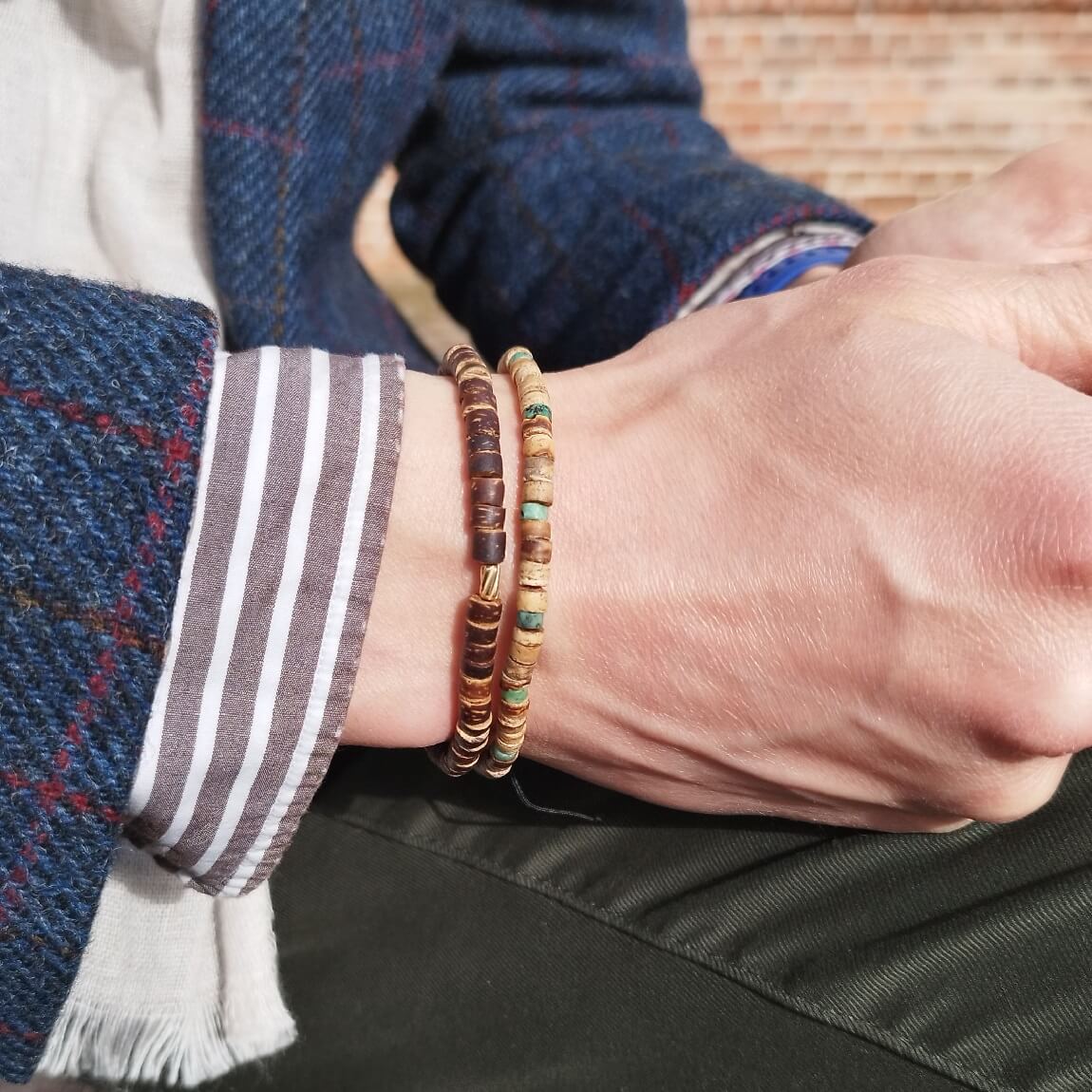 Coco Green Herrenarmband Lumi Cosi