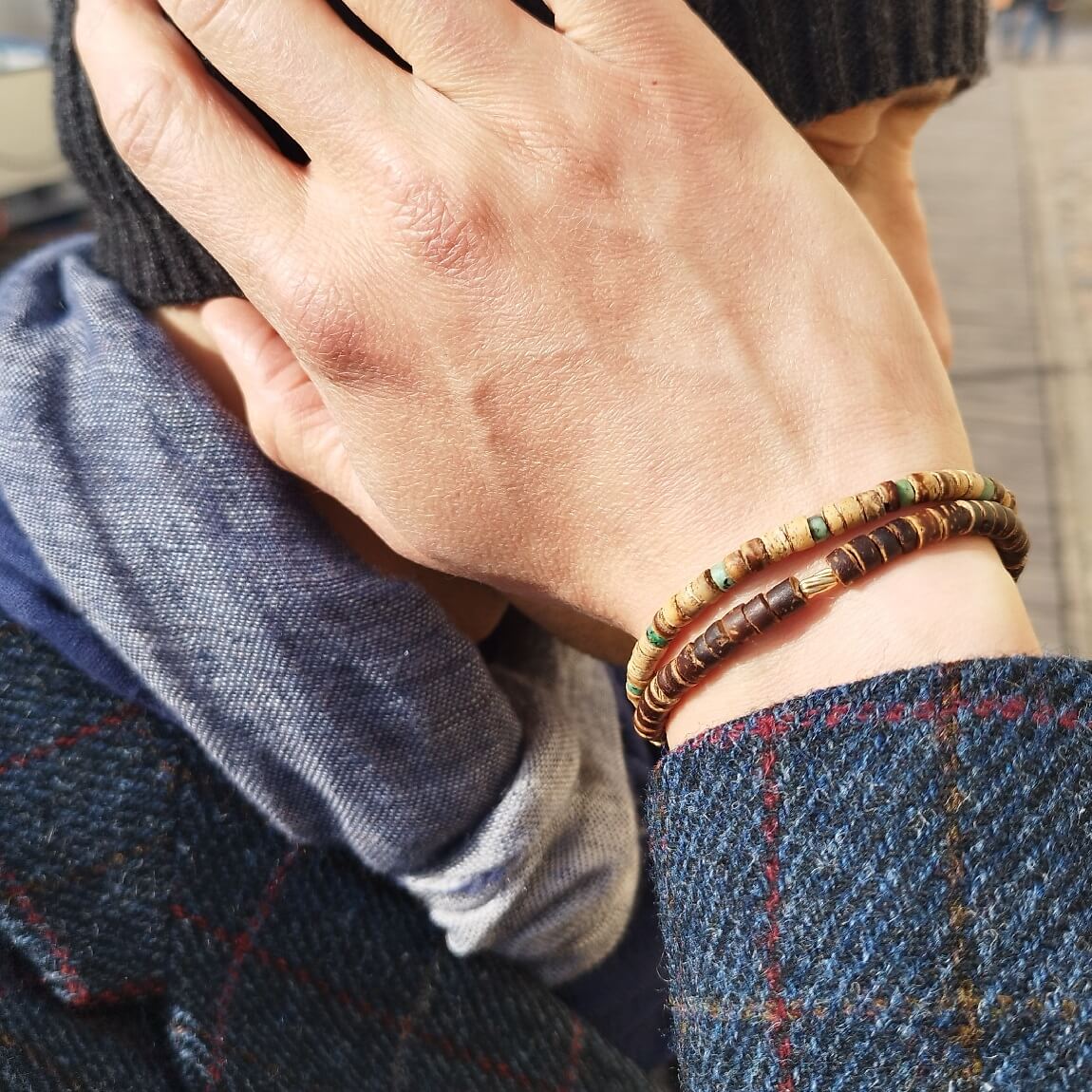 Coco Green Herrenarmband Lumi Cosi