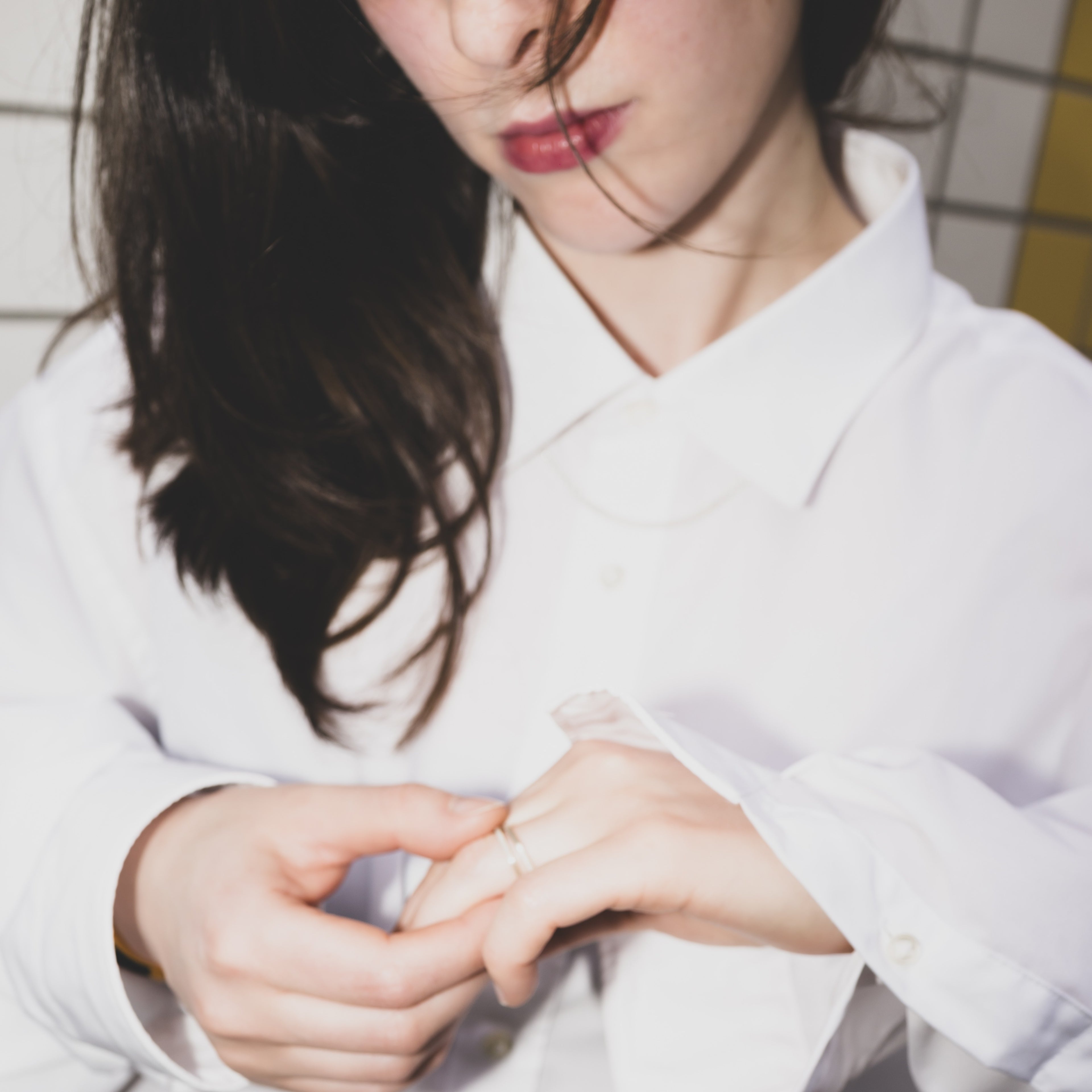 Corners Ring Vierkant Silber Kristin Elm