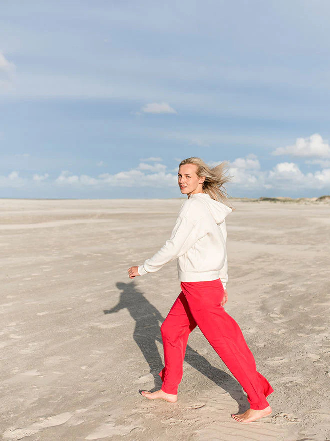 LIV Fleecejacke – superweiches Bio-Fleece in Ecru sweersocean