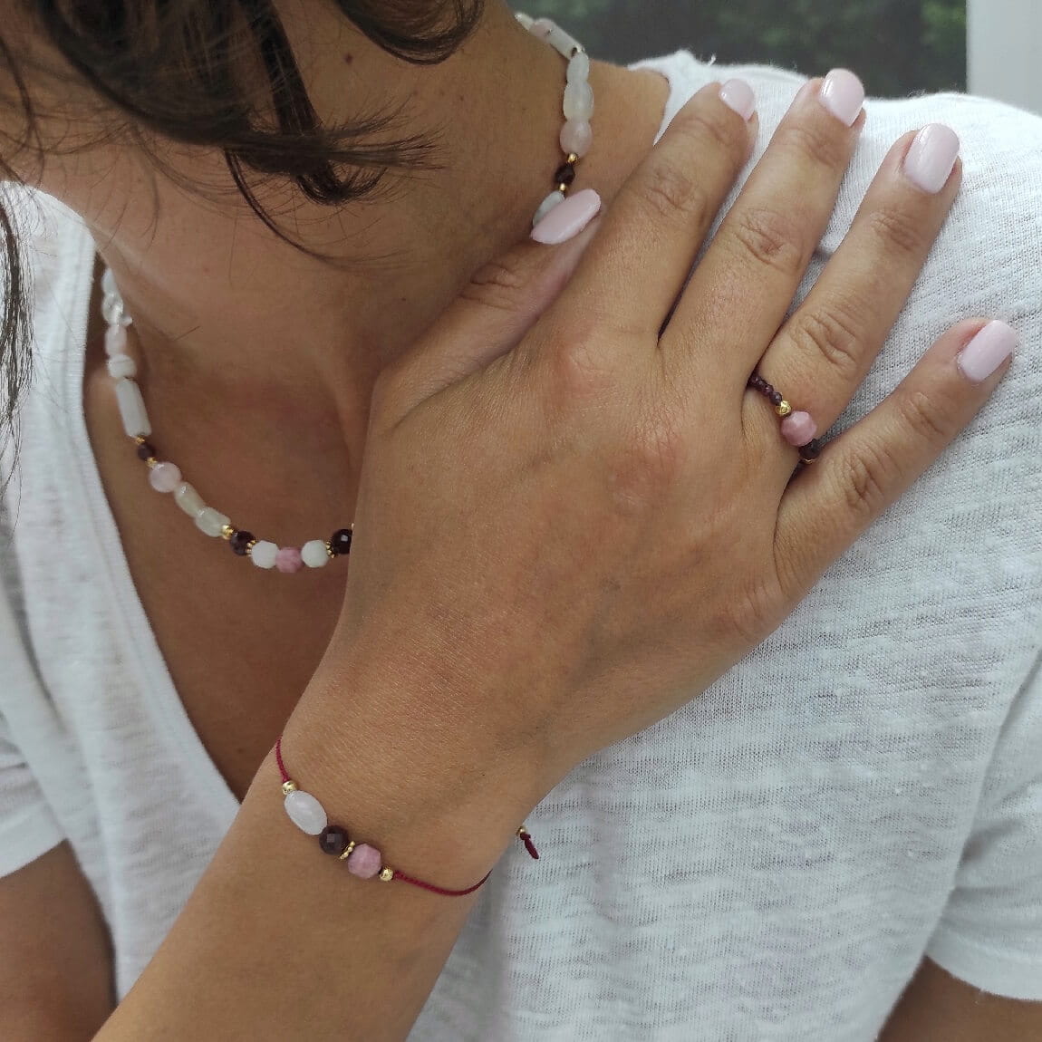 Grenadine Armband Lumi Cosi