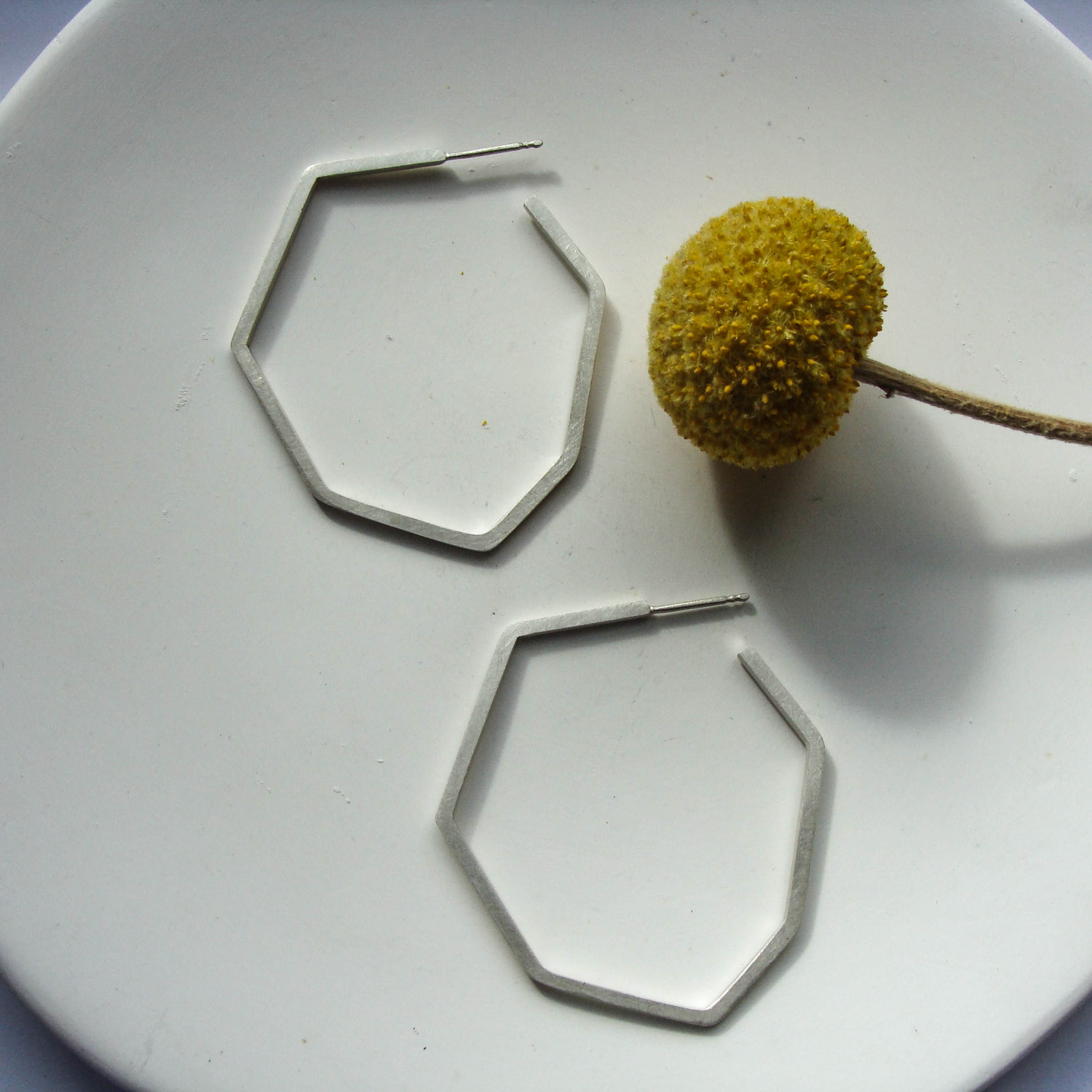 Creolen CORNERS groß Sterlingsilber Kristin Elm