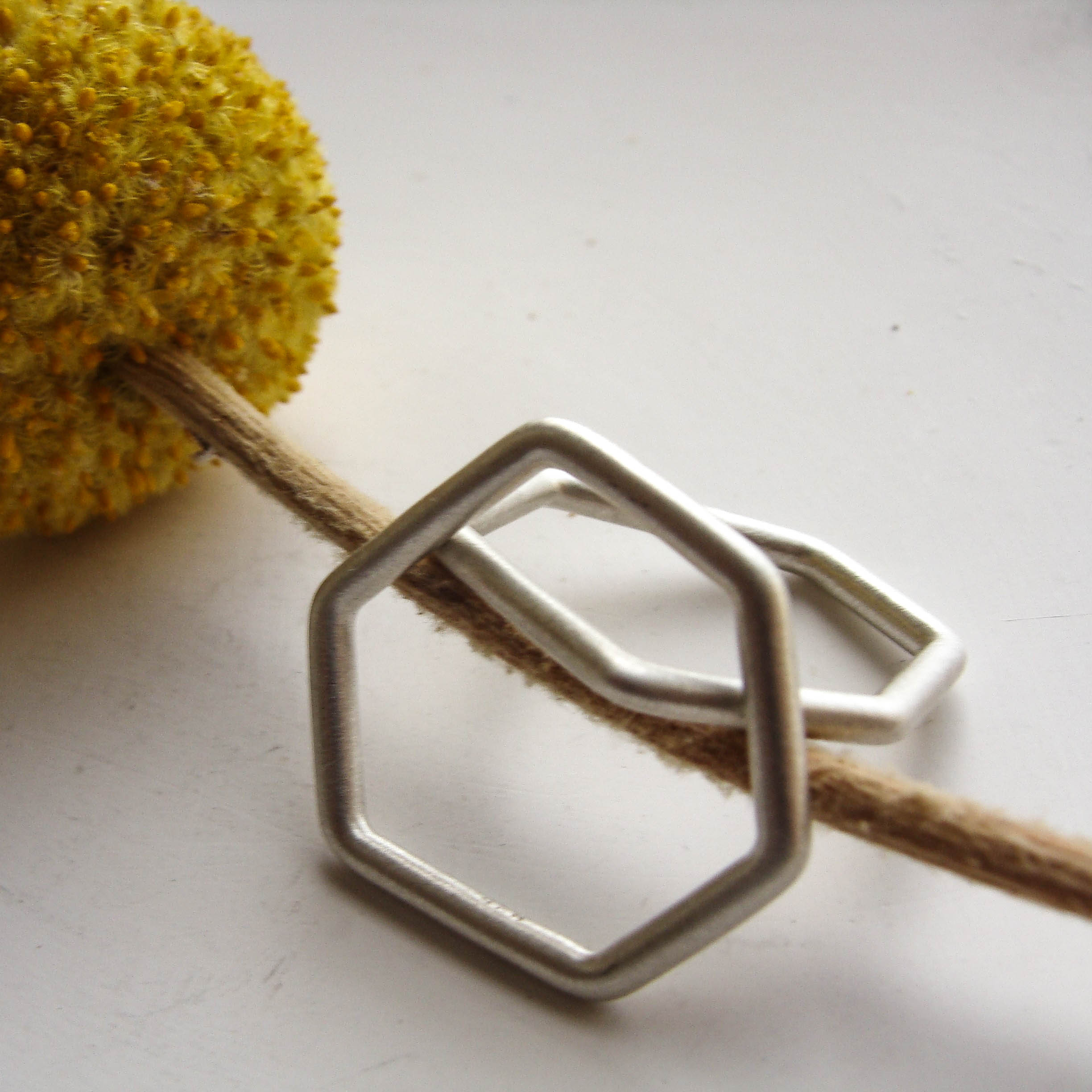 Ring Corners Rundprofil Sterlingsilber Kristin Elm