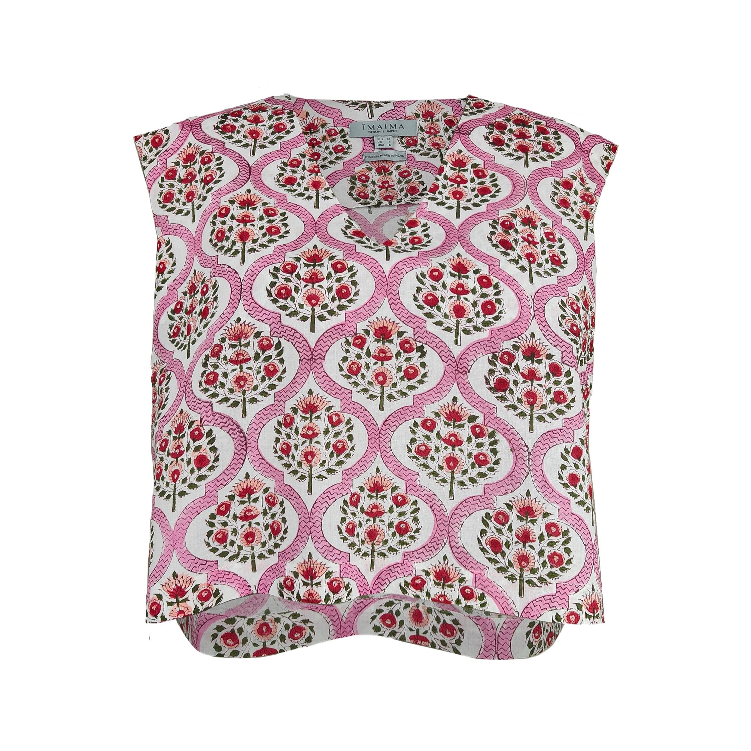 GOLBAHAR V-Neck Top Iimaima