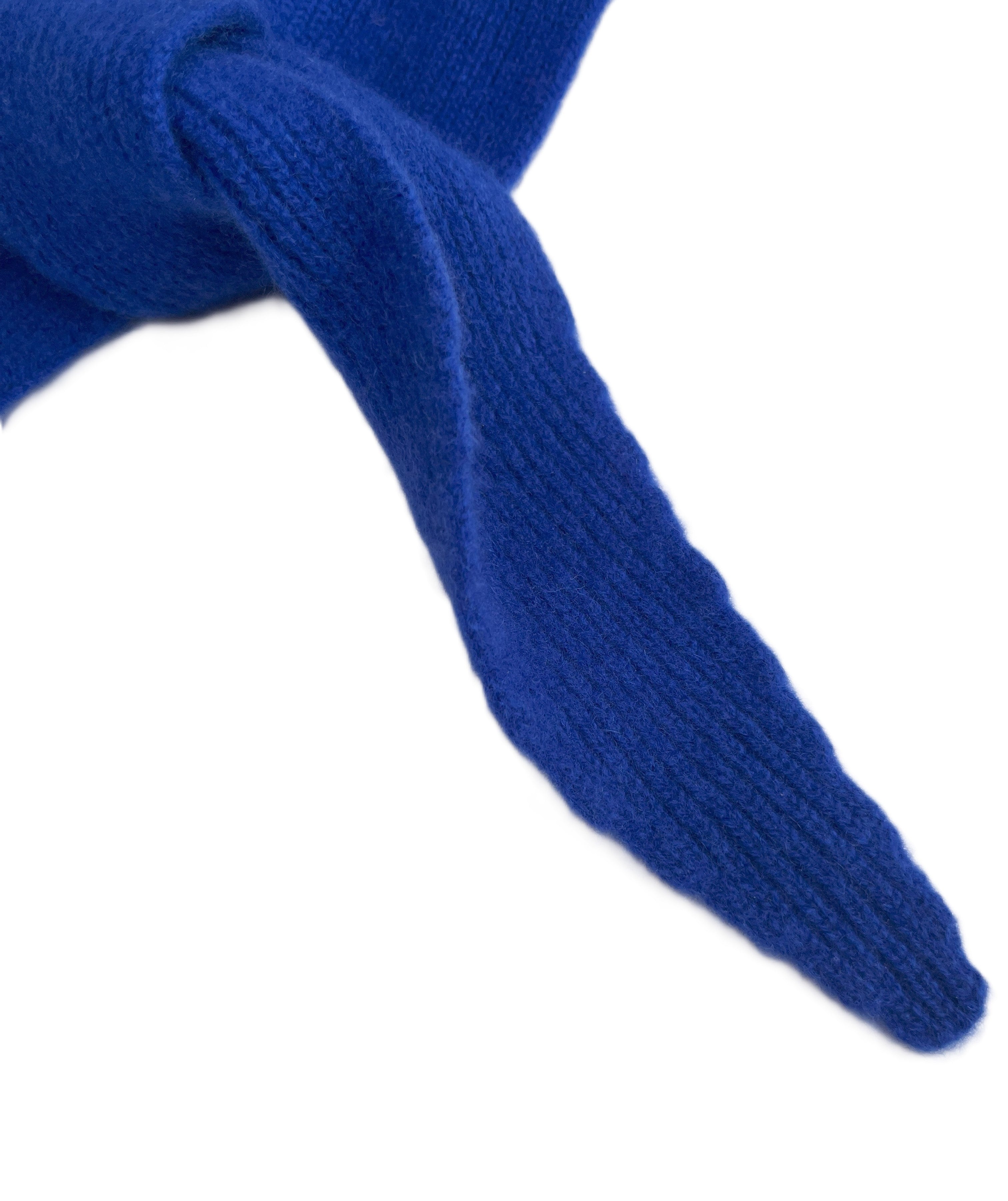 Mini-Schal aus Merino Kaschmir im Foulard-Stil, Königsblau Freiberg Knitwear