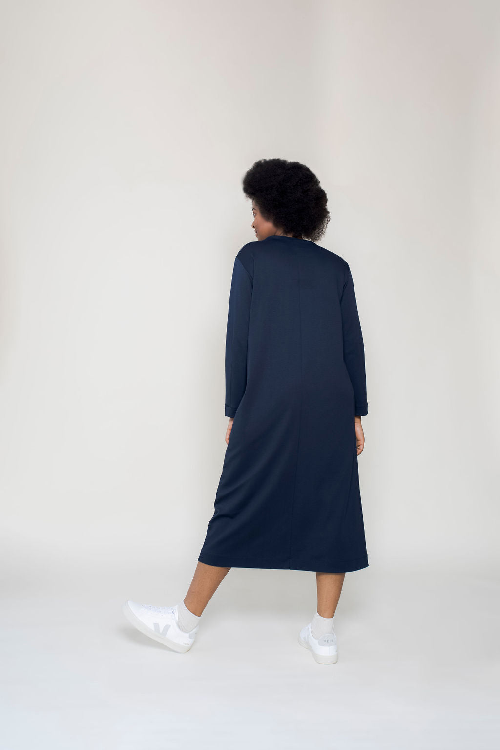 Kleid ISKAY.A Navy Blue VAELU