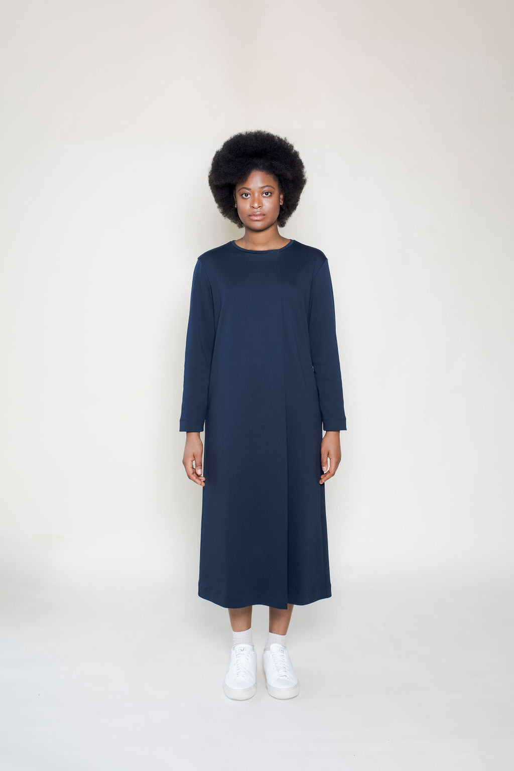 Kleid ISKAY.A Navy Blue VAELU