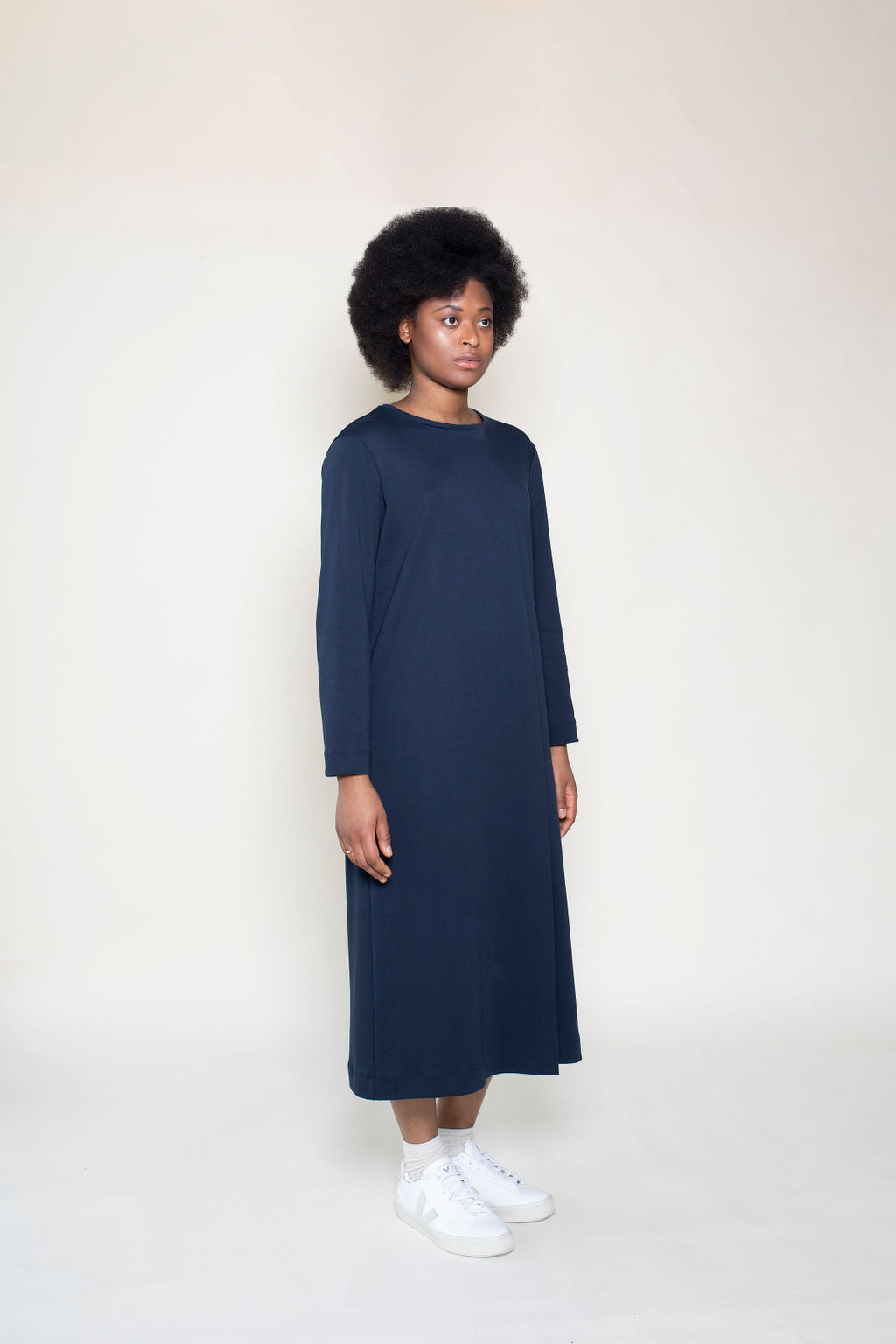 Kleid ISKAY.A Navy Blue VAELU