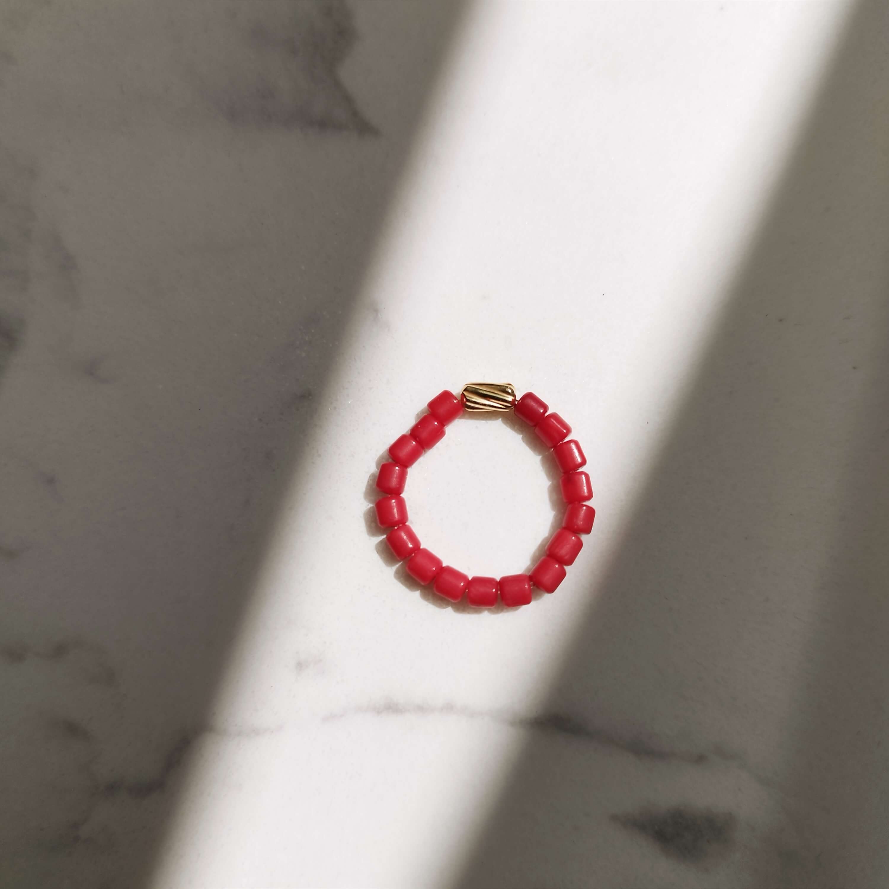 Red Coral Ring Lumi Cosi