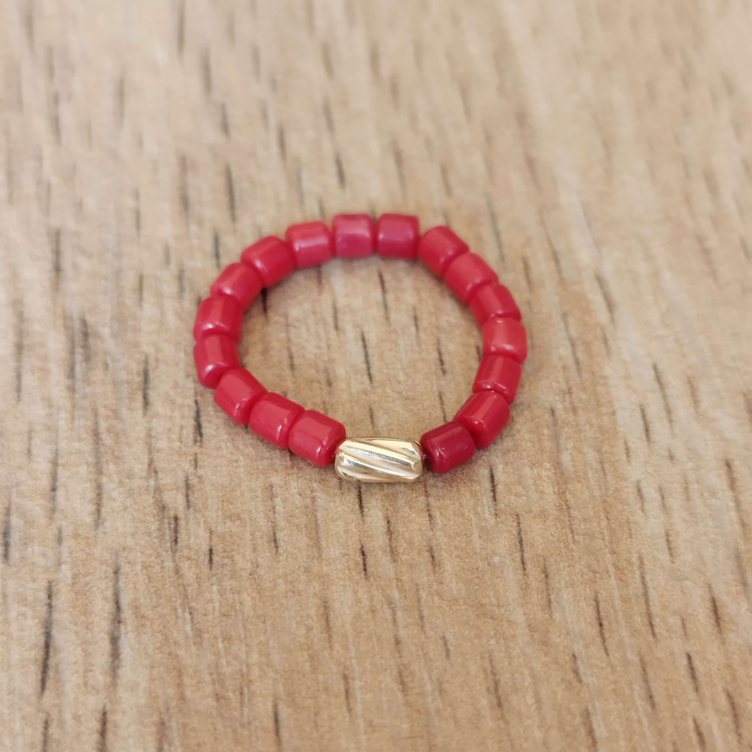 Red Coral Ring Lumi Cosi