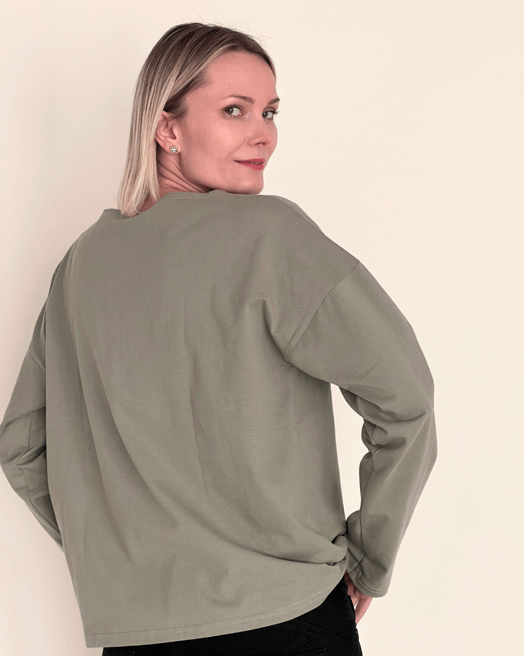 VIVIEN Jersey-Bluse The Aber Studio