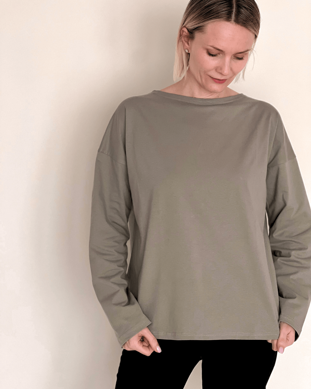 VIVIEN Jersey-Bluse The Aber Studio