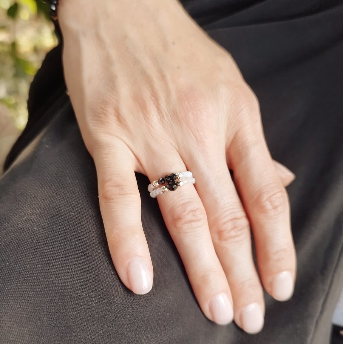 Negro Duo Ring Set Lumi Cosi