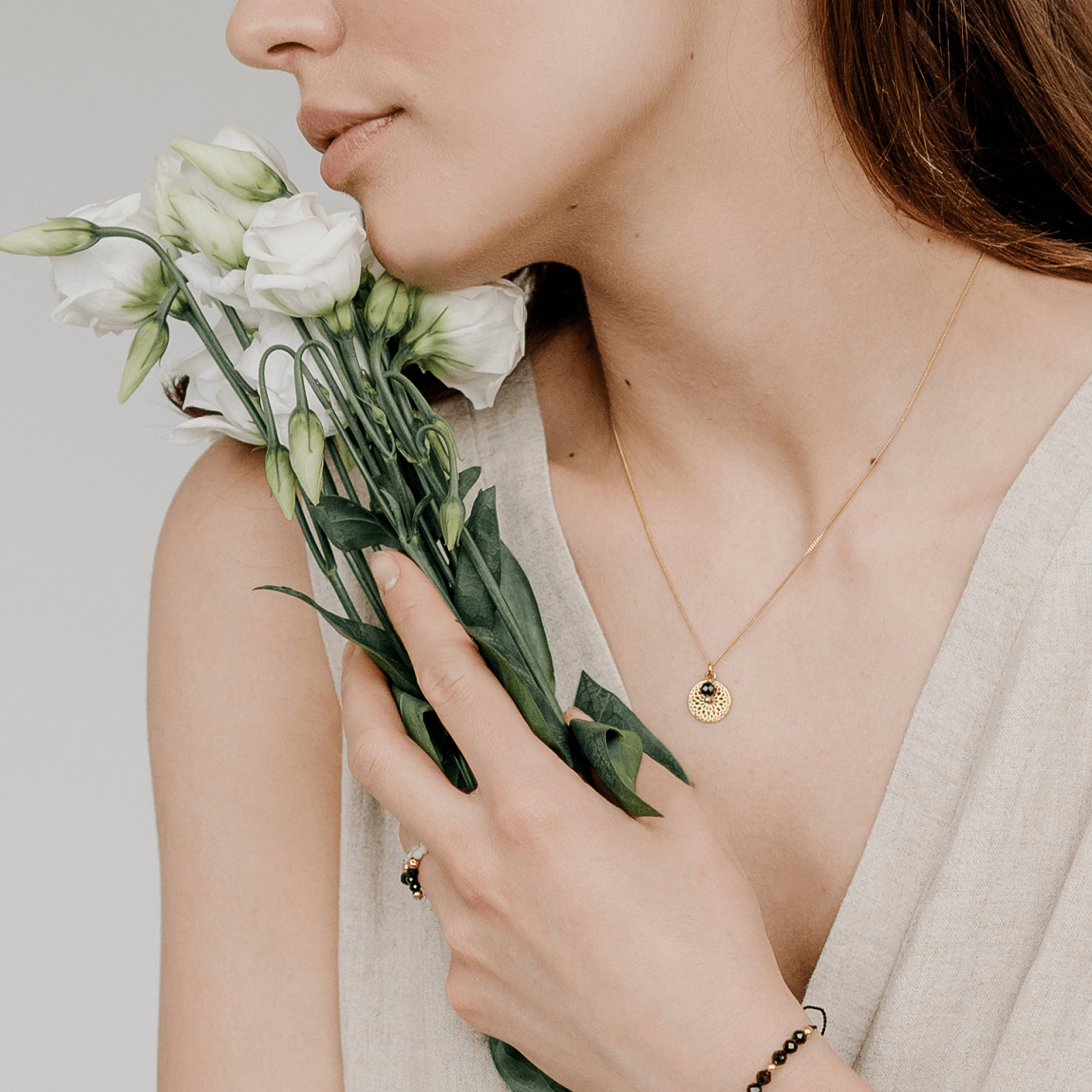 Negro Halskette Gold Lumi Cosi