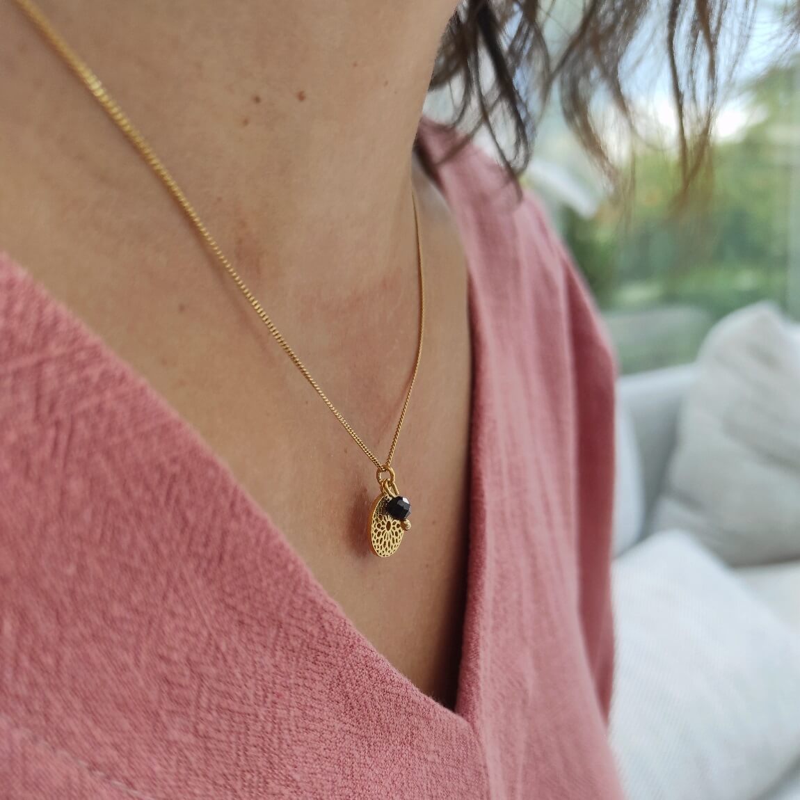 Negro Halskette Gold Lumi Cosi