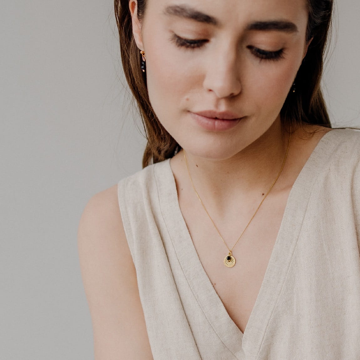 Negro Halskette Gold Lumi Cosi