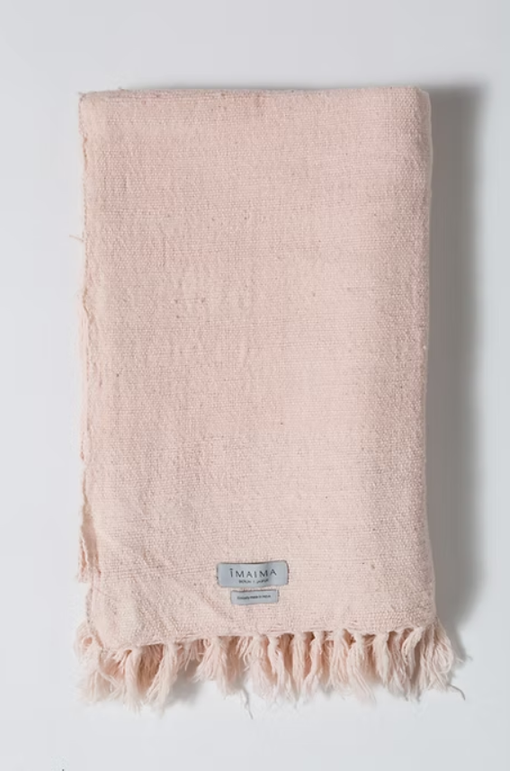 KAMRA Handgewebter Baumwollschal Iimaima